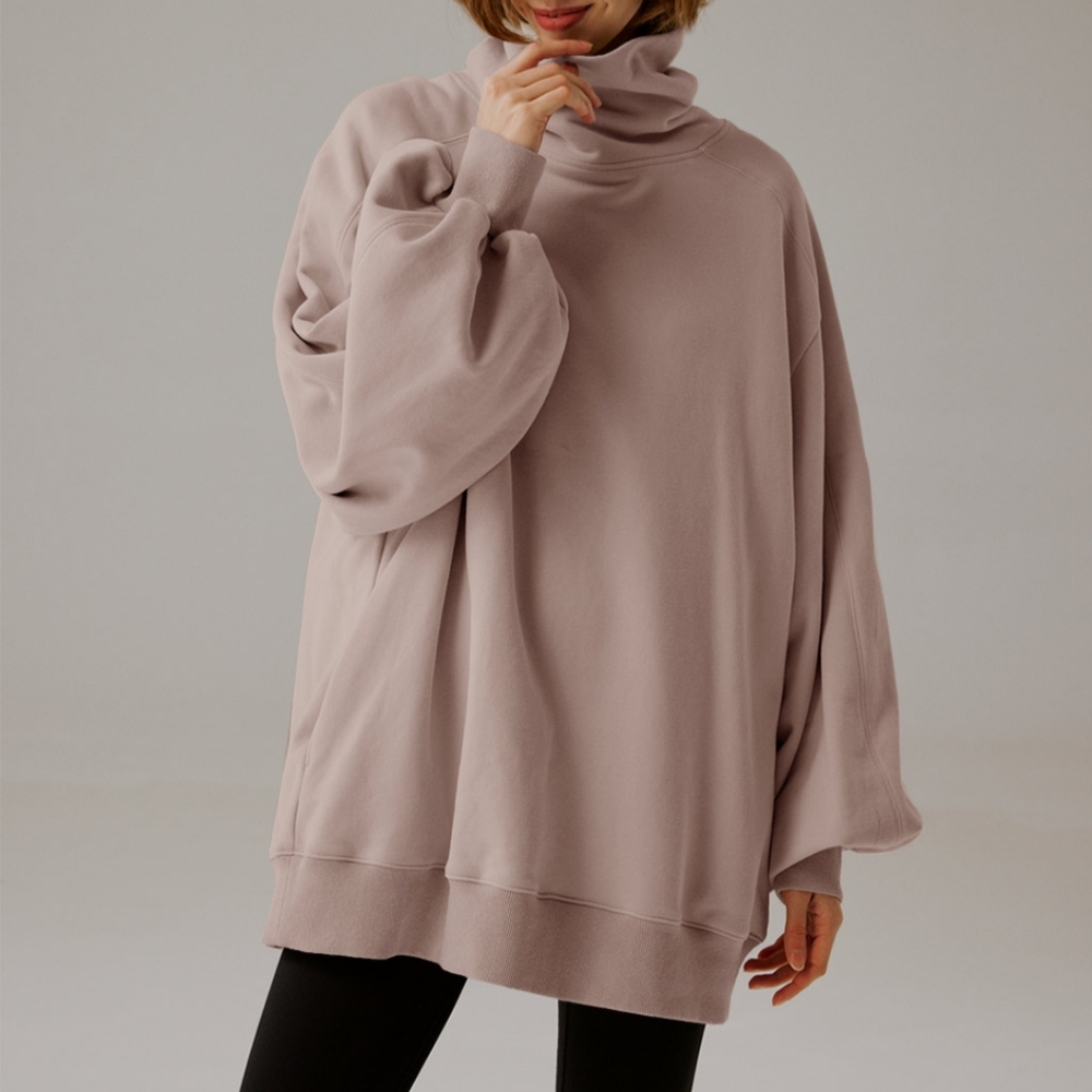 Nap Loungewear Boxy Turtleneck Sweatshirt